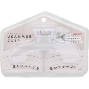 NEW Sunstar Stationery Ukanmuri Clip Watery Clear S3623300 Japan